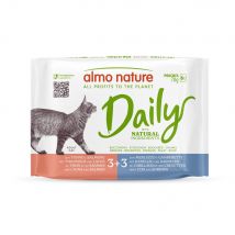 Lot Almo Nature Daily 12 x 70 g pour chat - lot mixte 2 (2 saveurs)