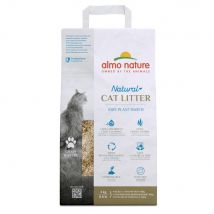 Litière Almo Nature Natural Grain Texture pour chat  - 2 x 4 kg