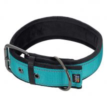 Rukka® Form Soft halsband, turquoise S: 36 - 45 cm halsomvang, 40 mm breed hond