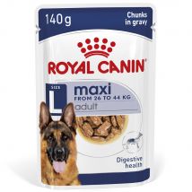 Royal Canin Maxi Adult en salsa - 20 x 140 g - Pack Ahorro