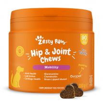 Zesty Paws Hip & Joint Chews Mobility - Turkey - Saver Pack: 2 x 90 Chews