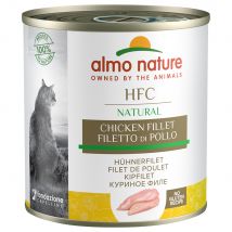 Almo Nature HFC Natural Alimento umido per gatti 12 x 280 g - Filetto di Pollo