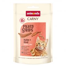50g Animonda Carny Adult Meat Yummies Kip + Rund Kattensnacks