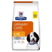 2x12kg c/d Multicare Urinary Care poulet Hill's Prescription Diet - Croquettes pour Chien