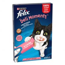 4 x 10 g Felix Deli Moments kattensnack met Zalm
