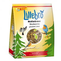 10% korting! 4 x 500 g Lillebro Meelwormen Gedroogd - 4 x 500 g