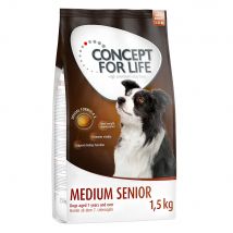 1.5kg Medium Senior Concept for Life Croquettes pour chien