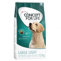 Prezzo speciale! 2 x 4 kg / 12 kg Concept for Life Crocchette per cane - (2 x 12 kg) Large Light