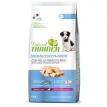 Trainer Natural Puppy & Junior Medium con pollo fresco - 12 kg