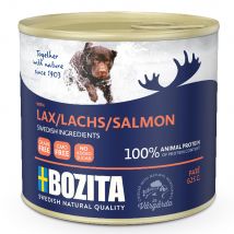 Bozita Paté 12 x 625 g Alimento umido per cani - Salmone