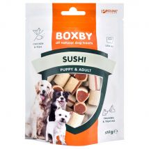 Boxby Sushi snacks de adiestramiento para perros - 3 x 100 g - Pack Ahorro
