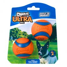 2 balles (taille S) Ultra Ball Chuckit!, pour chien