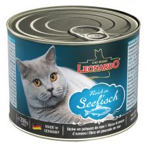 6x200g All Meat Rijk aan Zeevis Leonardo Kattenvoer