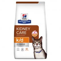 Hill's Prescription Diet pienso para gatos - Pack Ahorro - k/d con pollo 2 x 8 kg