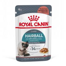 24x85g Hairball Care en sauce Royal Canin - Pâtée pour chat