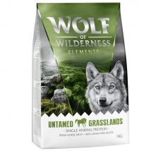 Wolf of Wilderness "Untamed Grasslands" - Cavallo Crocchette per cani - 1 kg