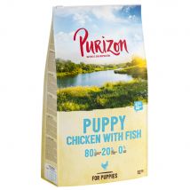 Purizon Puppy poulet, poisson - sans céréales - 12 kg