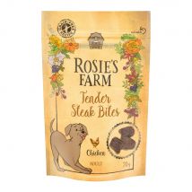 Rosie's Farm "Tender Steak Bites" - Pollo Snack per cani - Set %: 5 x 70 g