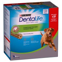 18 bâtonnets (6x106g) PURINA Dentalife à mâcher, pour chien de grande taille (25-40kg)