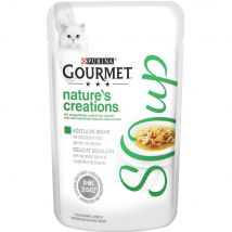 32x40g Soup Kip & Groenten Gourmet Kattenvoer