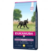 2x15kg Eukanuba Puppy Large Breed poulet - Croquettes pour chien