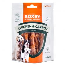 Boxby pollo y zanahoria snacks para perros - 100 g