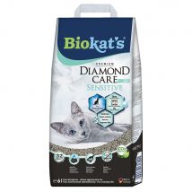 2x6L Litière Biokat's Diamond Care Sensitive Classic - pour chat