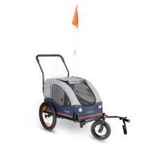 HAFENBANDE Fahrradanhänger Cabby M inkl. zwei Kupplungen 125x67x105cm/bis25kg Hund