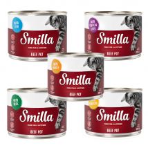 Smilla Rundvlees 6 x 200g Kattenvoer - Mixpakket