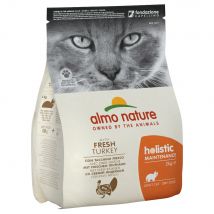 3x2kg Holistic Dinde/riz Almo Nature Croquettes pour chat
