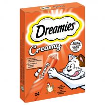 Catisfactions Creamy Snacks cremosos para gatos - Pollo (44 x 10 g) - Pack Ahorro
