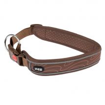 Collar TIAKI Soft & Safe marrón para perros - XS: 25 - 35 cm contorno de cuello, 4 cm de ancho