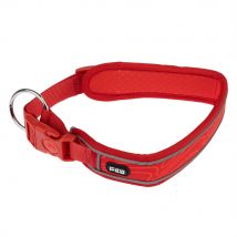 TIAKI Halsband Soft & Safe, rood - Maat L: 55 - 65 cm Halsomvang, B 45 mm