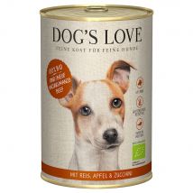 Dog´s Love Bio 6 x 400 g comida húmeda ecológica para perros - Vacuno ecológico