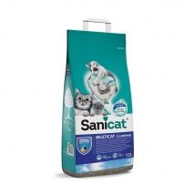 Litière agglomérante Sanicat Clumping Multicat - 2 x 12 L