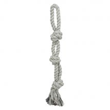 Corde double multicolore pour chien Trixie - Corde & anneau pour Chien