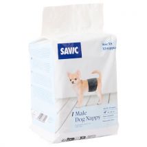 Savic luiers voor mannen maat. XS: 20-26cm, 12 stuks hond