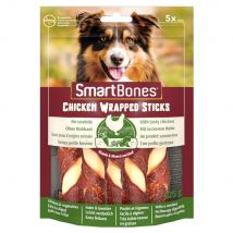 2 x 5 bâtonnets SmartBones Wrapped Sicks au poulet pour chien