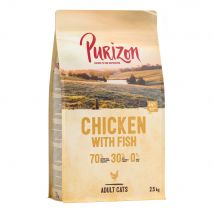 Purizon Adult, poulet & poisson - sans céréales -  2,5 kg