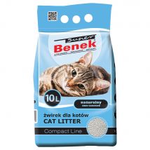 Litière Super Benek Compact pour chat - 10 L (environ 8,8 kg)