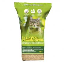 Litière écologique WaldStreu pour chat - 40 l (10 kg)