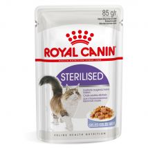 12x85g Sterilised en gelée Royal Canin - Pâtée pour chat