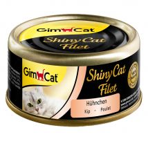 GimCat ShinyCat Kattenvoer 6 x 70 g - Kip