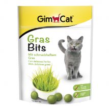 GimCat Gras Bits comprimidos de hierba para gatos - 2 x 140 g