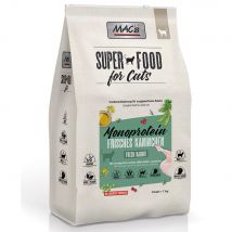 MAC's Superfood for Cats Adult Monoproteína Conejo - 2 x 7 kg - Pack Ahorro