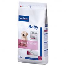 Virbac Veterinary HPM Dog Baby Large & Medium pour chiot - 12 kg