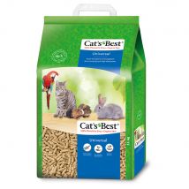 Litière 20L Cat's Best Universal pour chat, oiseau et rongeur (environ 11kg)
