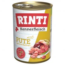 RINTI Kennerfleisch 6 x 400 g Alimento umido per cani - Tacchino
