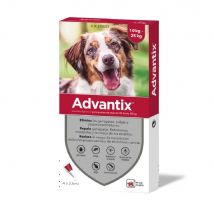 Advantix® pipetas para perros de 10 kg a 25 kg - 2 x 4 pipetas