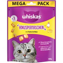 180g Whiskas Les Irrésistibles poulet, fromage - Friandises pour chat